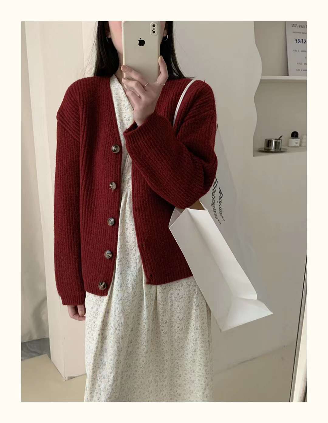 versatile long sleeve knitted cardigan top
