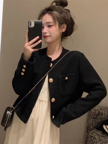 Xiaoxiangfeng Jacket Women's Spring and Autumn 2023 New Korean Style Loose and Versatile Temperament Short Braided Jacket Top