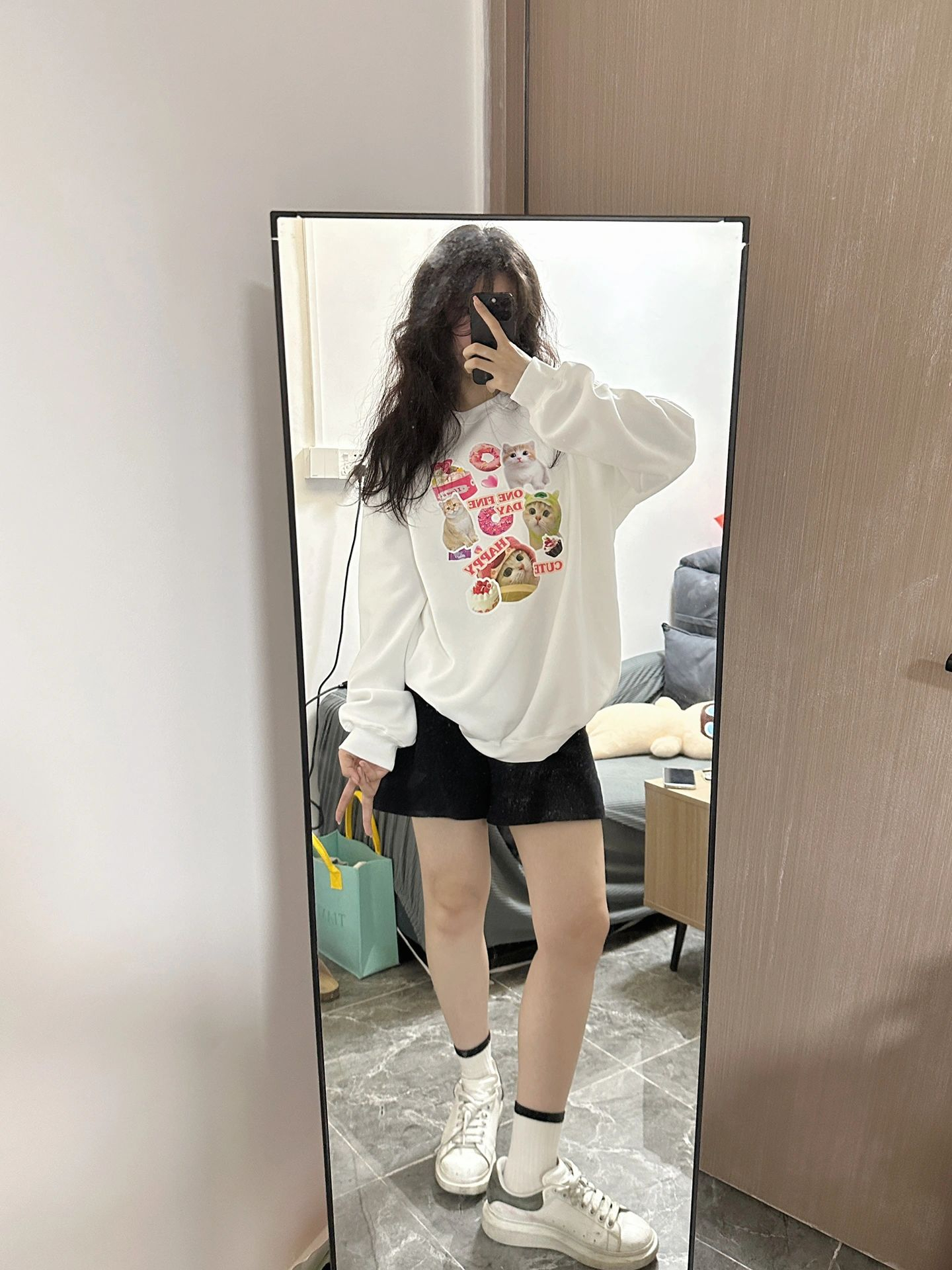 防棉華棉複合牛奶絲300克/銀狐絨400克圓領衛衣女