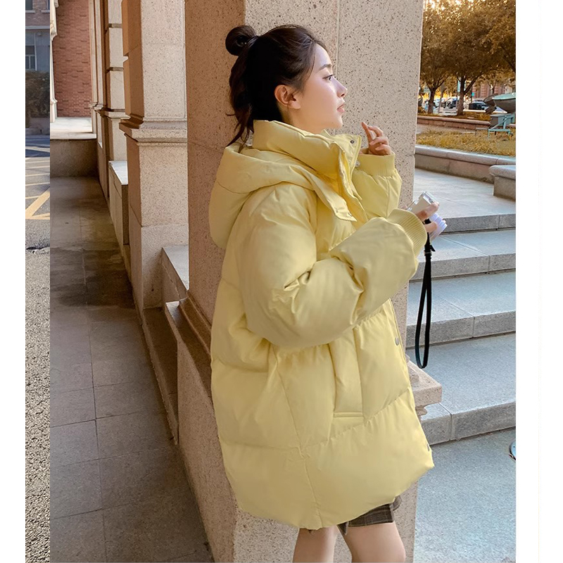 New style cotton coat for women, Korean style short bread coat, small, large size, Hong Kong style loose down jacket, student fat MM