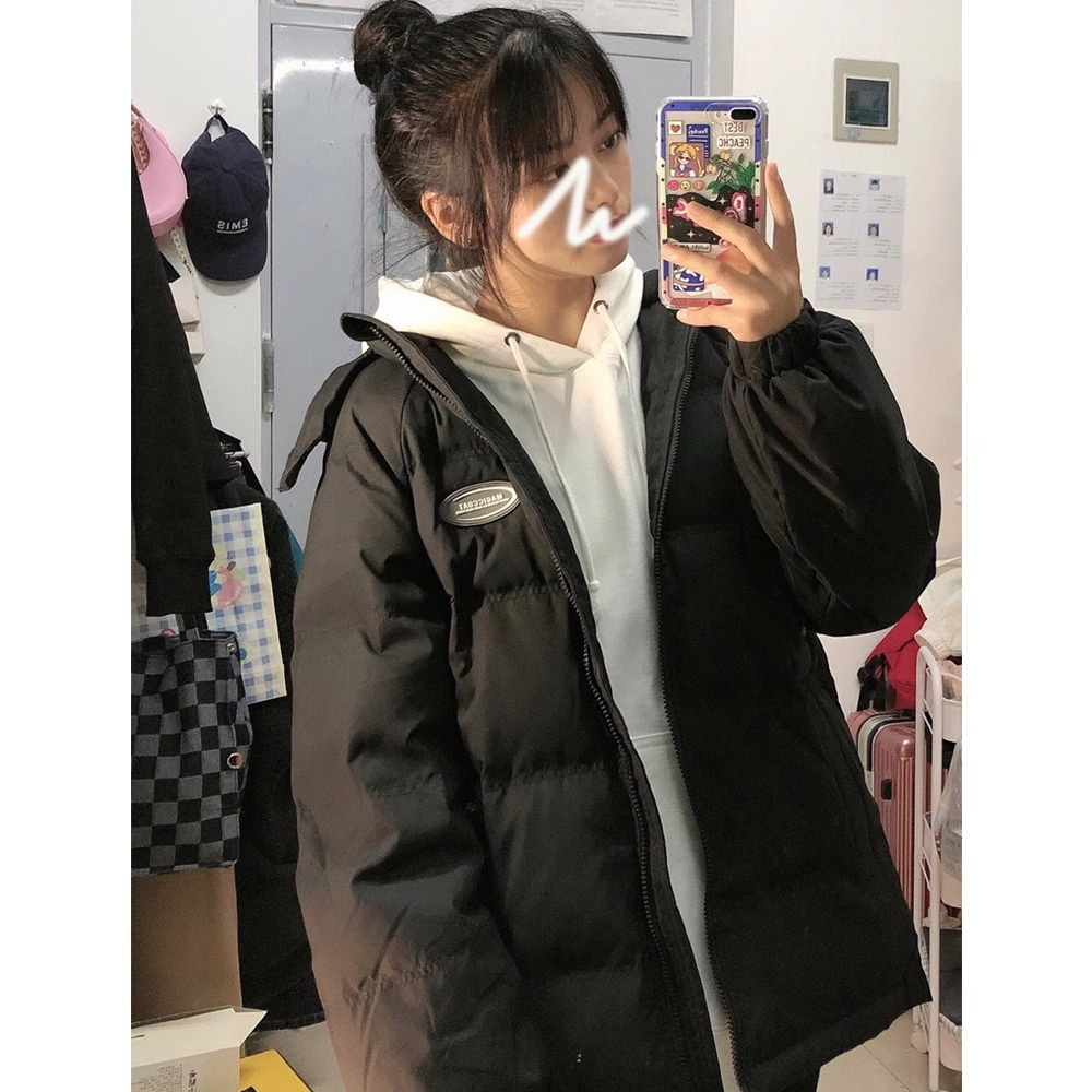 2023 Korean thickened cotton coat winter new women's coat oversize short cotton jacket niche bread coat cotton coat