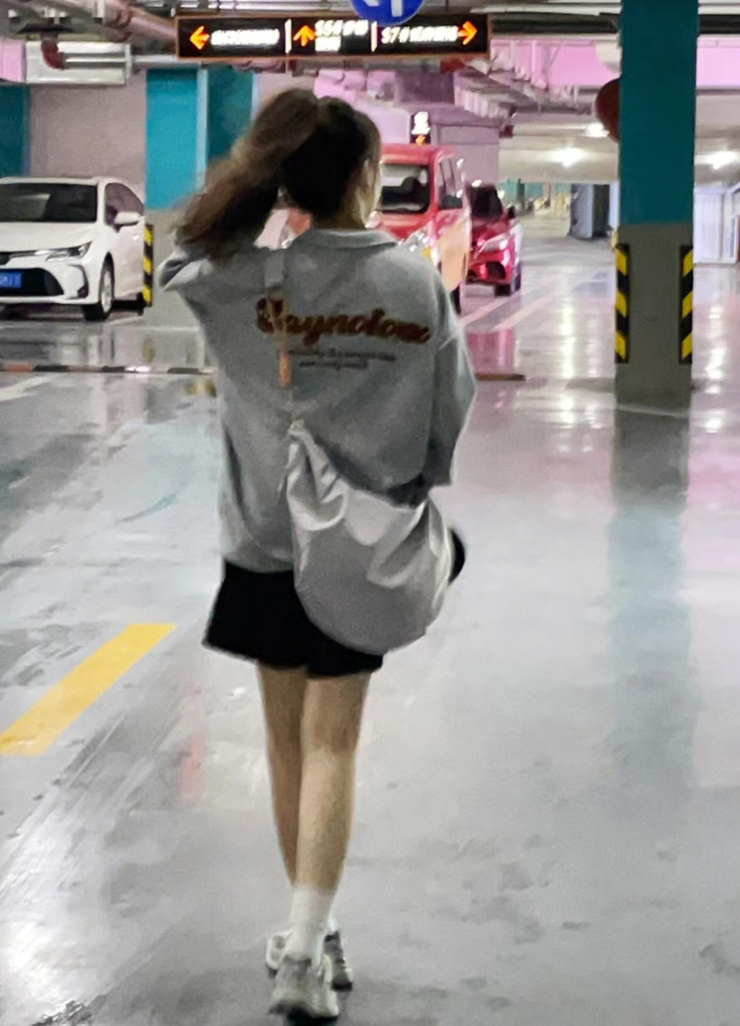 華夫格 衛衣女寬鬆高級感Polo衫甜美情侶