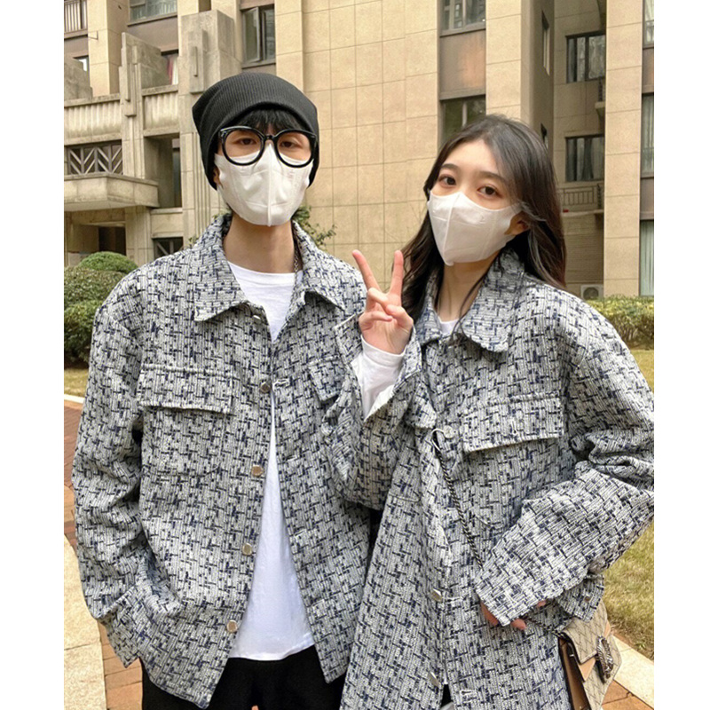 潮牌小眾設計高級感寬鬆百搭情侶款百搭外套