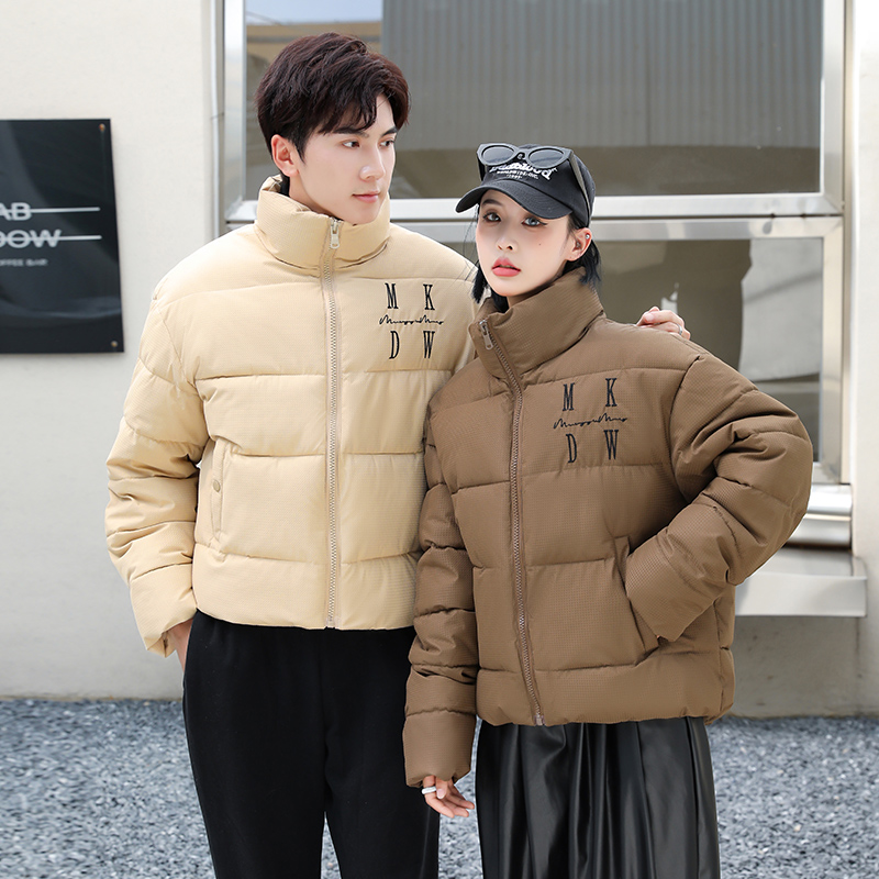 Women's 2023 new style women's cotton jacket Korean style loose thickened hooded leather cotton jacket trendy winter