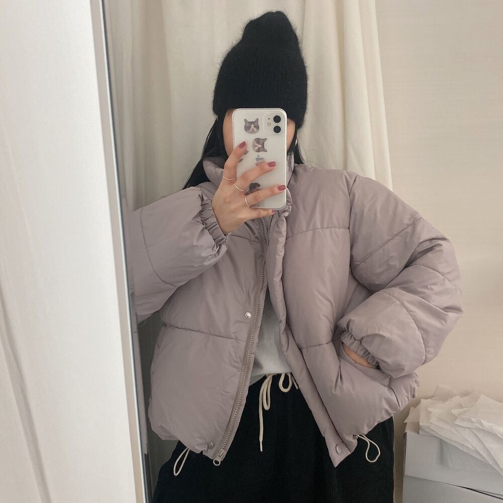韓國chic 秋冬新款  氣質 加厚保暖 小個子短款 棉衣棉服麵包服