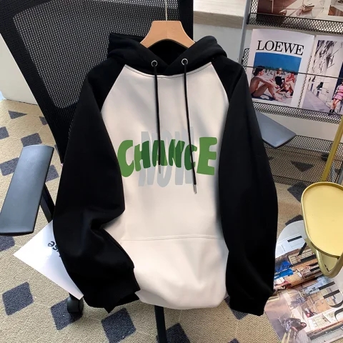 320克純棉華棉複合牛奶絲連帽衛衣