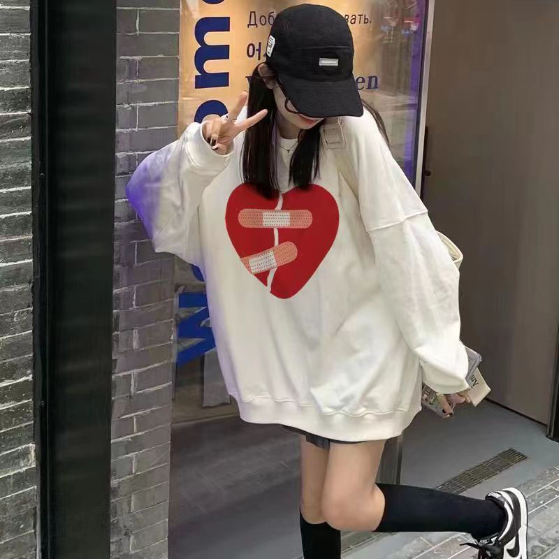 加絨250g / 大衛衣圓領秋冬款衛衣女加絨