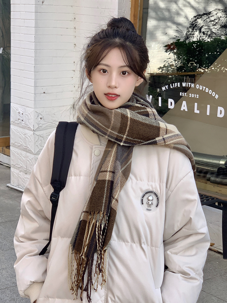 三島Sandao設計感學院風小個子羽絨服女短款冬季2023新款加厚外套