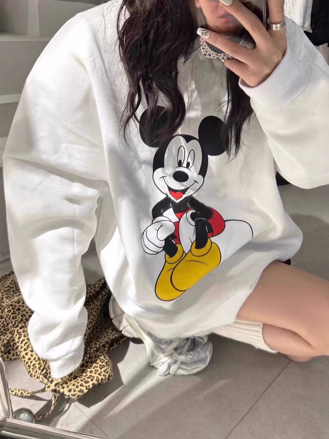 加絨250g / 大衛衣圓領秋冬款衛衣女加絨