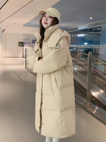 oversize bread coat, down cotton coat, women's winter coat, mid-length thick cotton coat,  new trend