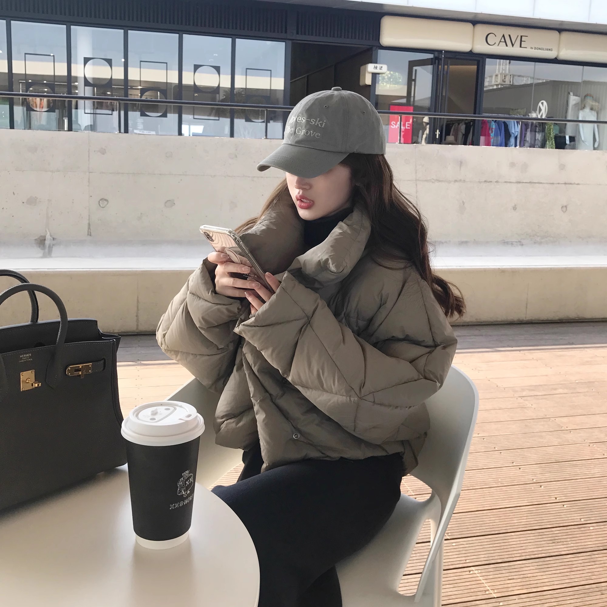 韓版小個子輕薄短款棉服女款年新款公主風麵包服冬季厚外套