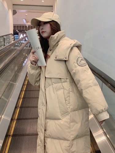 oversize bread coat, down cotton coat, women's winter coat, mid-length thick cotton coat,  new trend