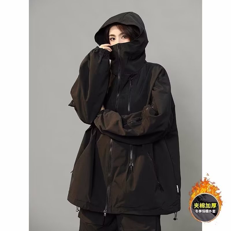 Japanese functional style jackets for men and women in autumn 2023 new national fashion brand high street couple style early autumn jackets