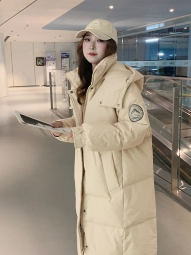 oversize bread coat, down cotton coat, women's winter coat, mid-length thick cotton coat,  new trend