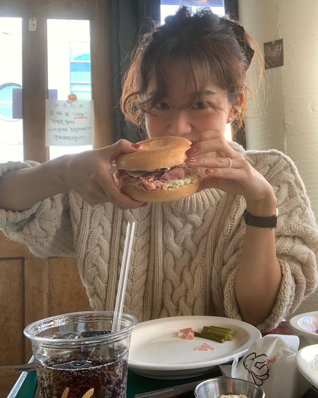 韓國秋冬慵懶風軟糯麻花毛衣女復古溫柔氛圍感奶呼呼套頭針織上衣