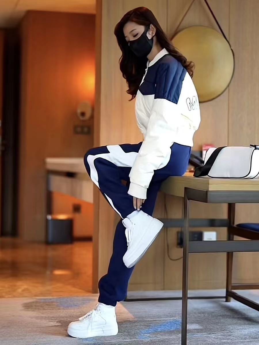 高級短款羽絨棉服女防寒保暖冬季款棒球服女洋氣減齡拼色