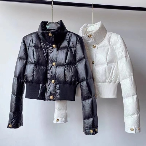 Internet celebrity flight suit short coat women's winter new cotton coat small waist slimming double-breasted down jacket