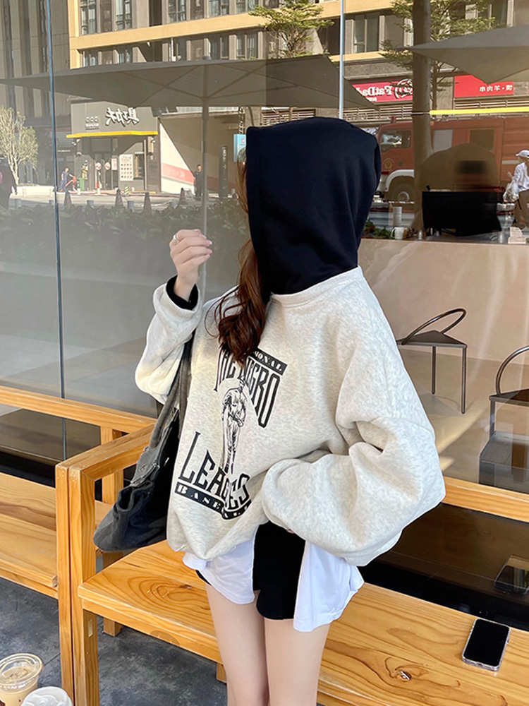 Official photo plus velvet 250g / David's round neck autumn and winter sweatshirt for women plus velvet