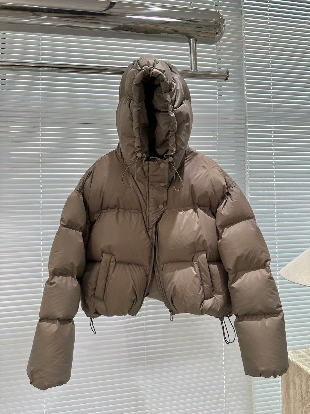 2023冬新款韓版小個子高腰加厚麵包服外套