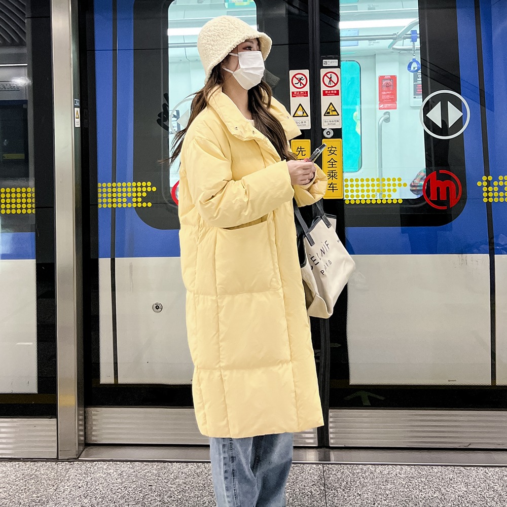 羽絨棉服女2023今年流行冬季中長款設計感韓系棉衣小香風棉襖