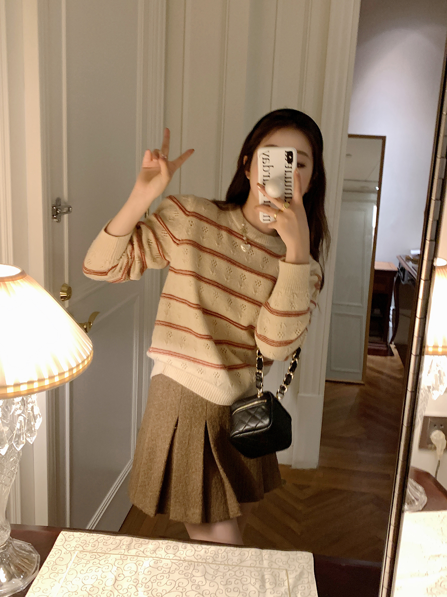 AHY 高級感超好看毛衣女秋季新款軟軟糯糯上衣寬鬆百搭針織衫