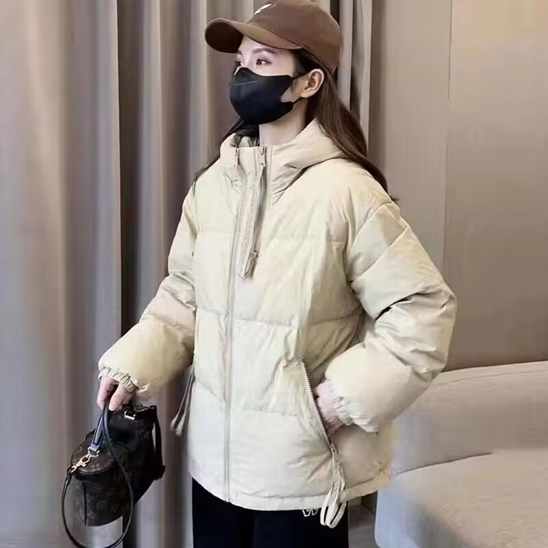 大碼羽絨棉服女冬季2023年新款麵包服短款小個子外套棉衣棉襖寬鬆