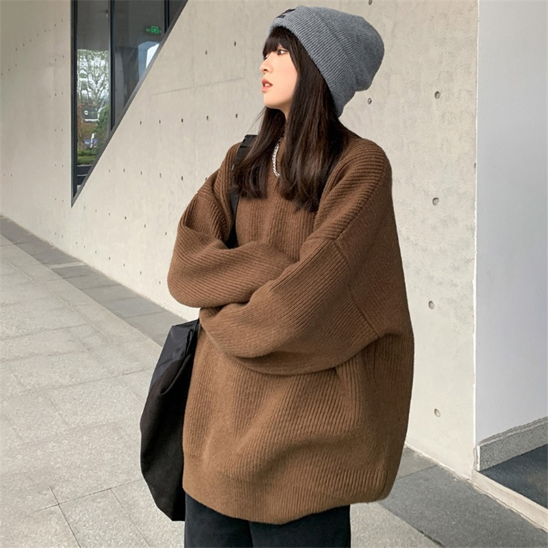 2023韓國東大門GLYP秋冬新款高品質毛衣針織衫女秋冬新款慵懶風潮
