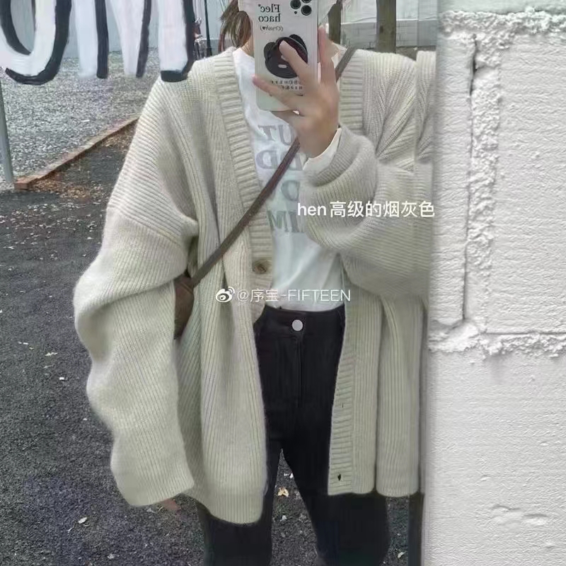 上衣長袖開衫百搭時尚款簡約