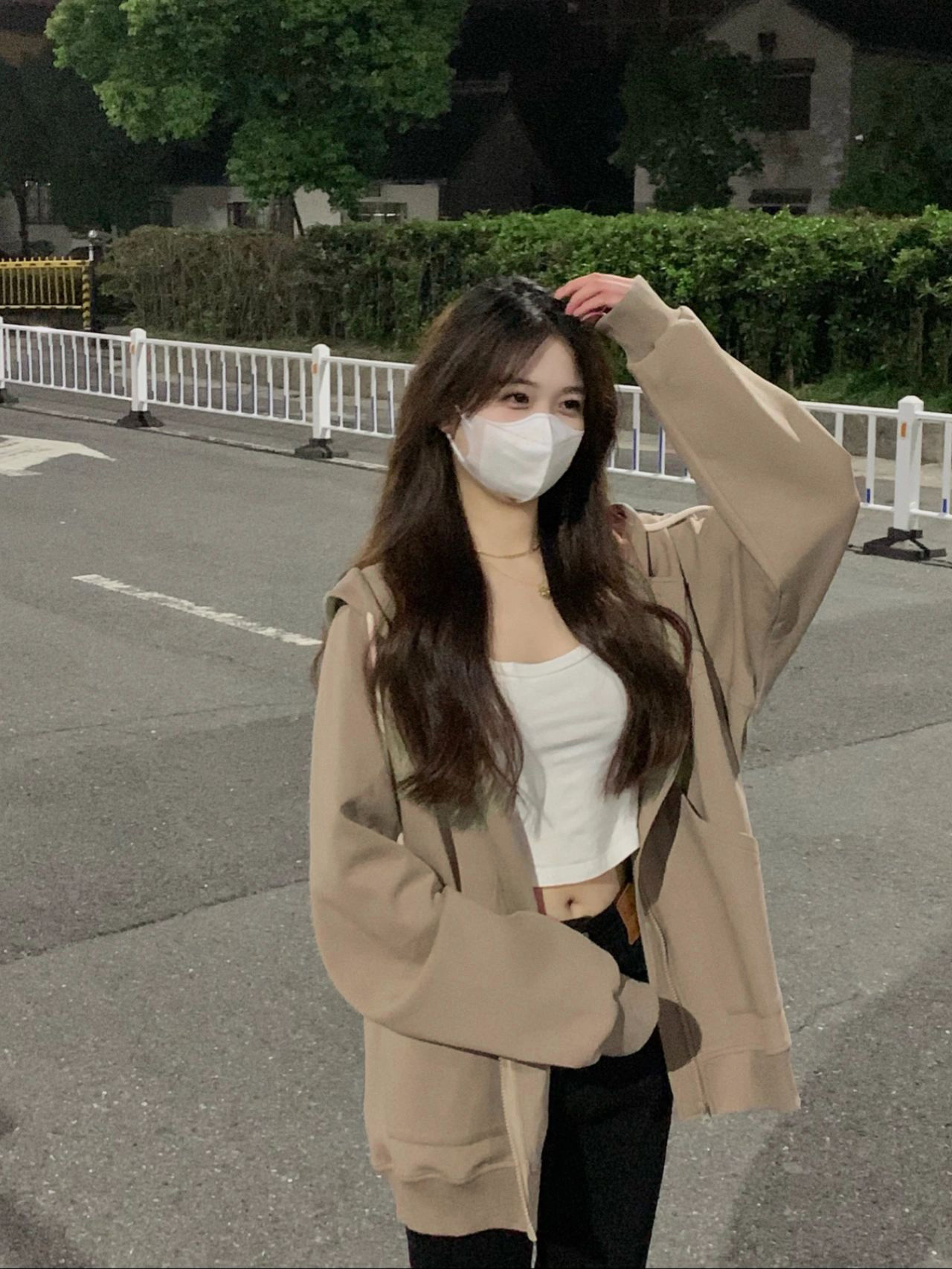 加絨女秋冬款寬鬆連帽衛衣2023新款小個子百搭慵懶風休閒外套