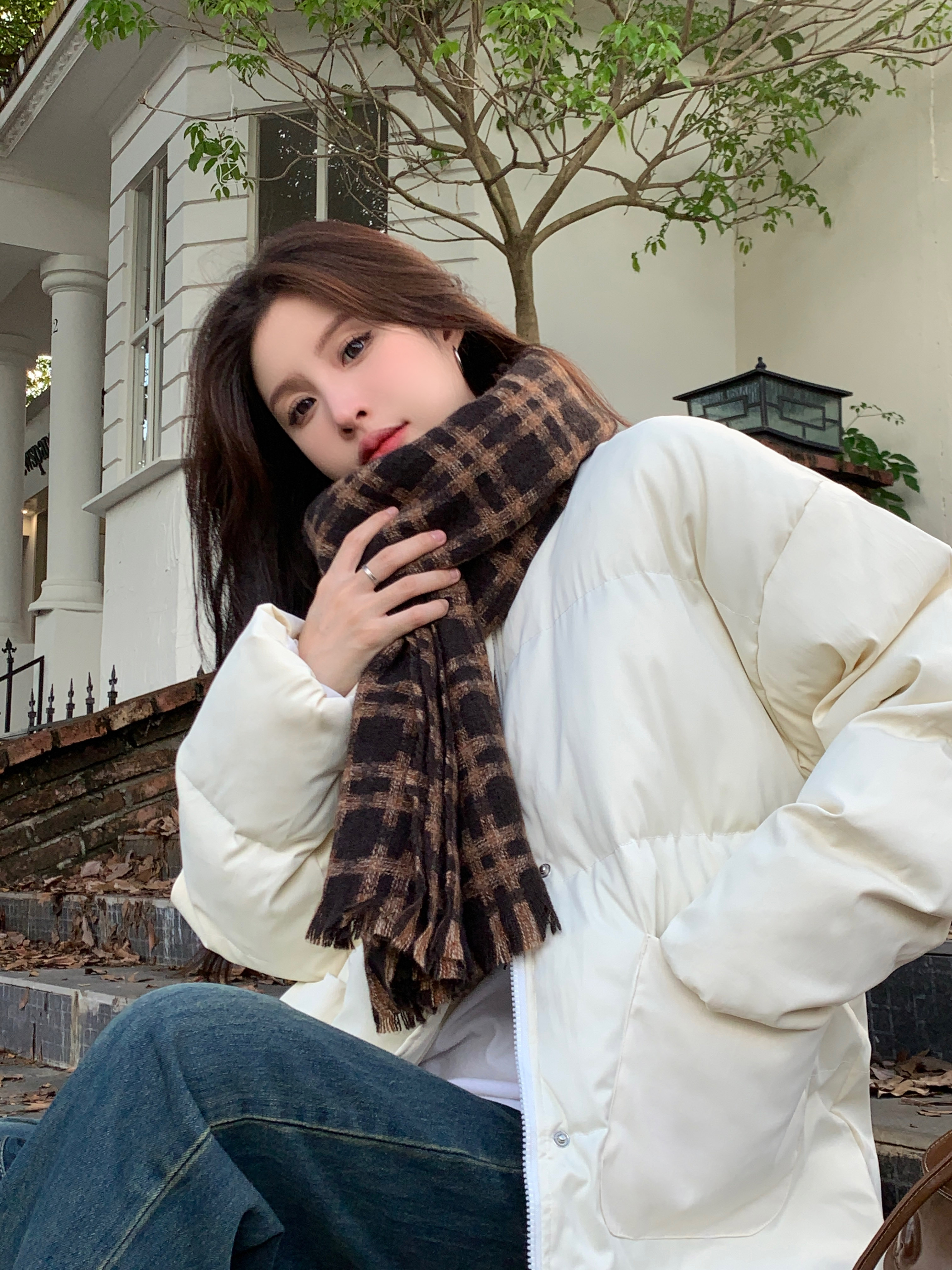 實拍！羽絨棉服外套女2023年冬季新款韓版寬鬆大版棉襖棉衣潮