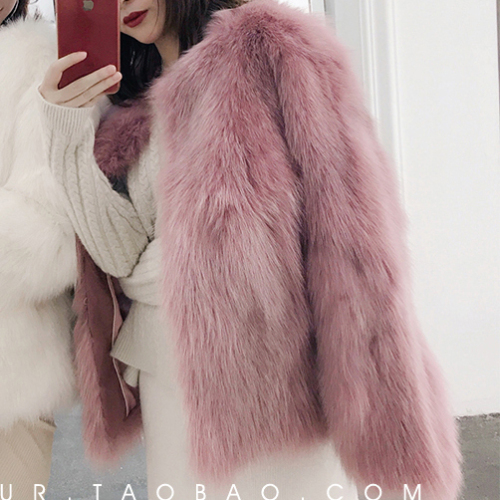  winter Korean coat version new imitation fox fur short coat fur coat temperament street style plush