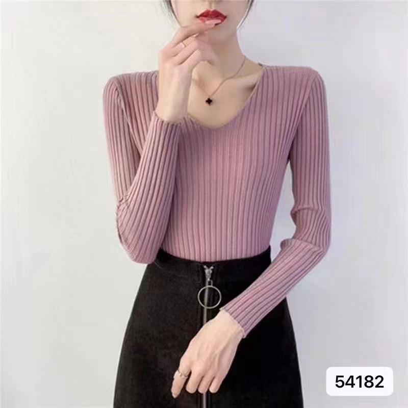 V領針織打底開衫女春秋毛衣外套設計感小眾修身別致甜辣長袖上衣