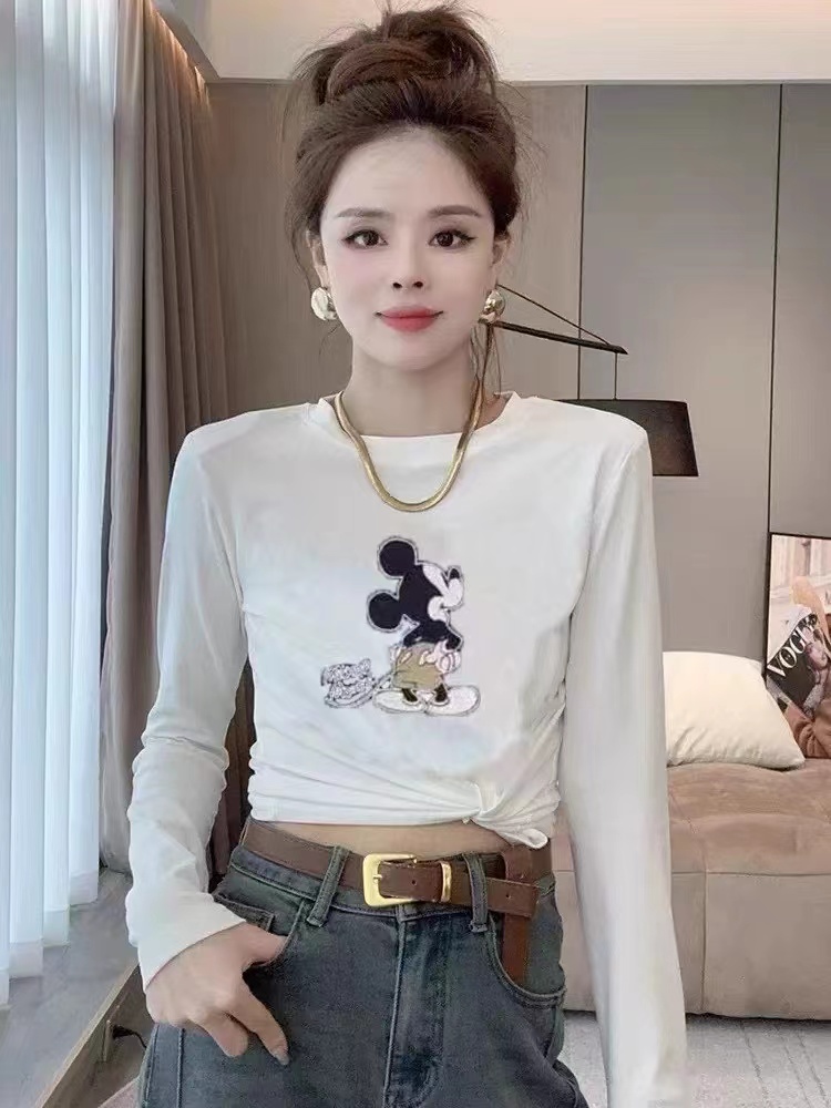 Half turtleneck bottoming shirt for women autumn and winter 2023 new white inner layer with high-end sense slim brushed long-sleeved top