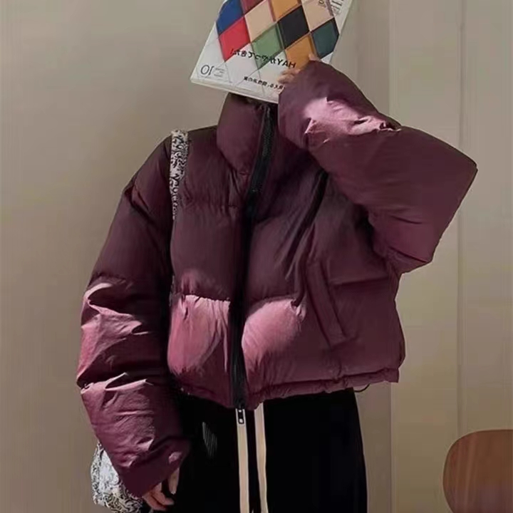 時尚羽絨棉服女冬季新款韓版立領顯瘦休閒短款麵包服外套