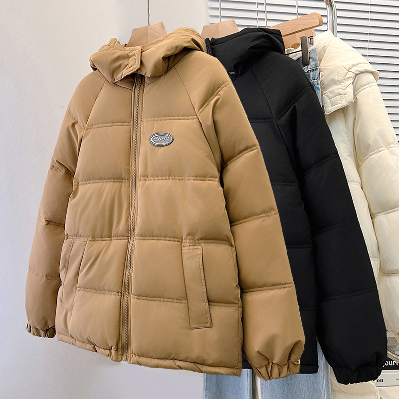 實拍大碼女裝2023冬季棉服休閒時尚百搭顯瘦棉服新款保暖外套