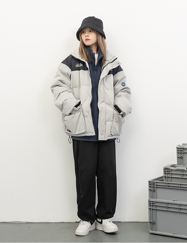 ins棉服oversize女2023新款時尚日系復古港風情侶麵包服冬季百搭