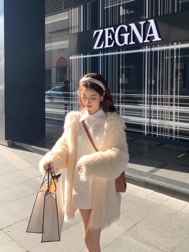 Furry lady fur new coat feminine style small fragrance style high-end top