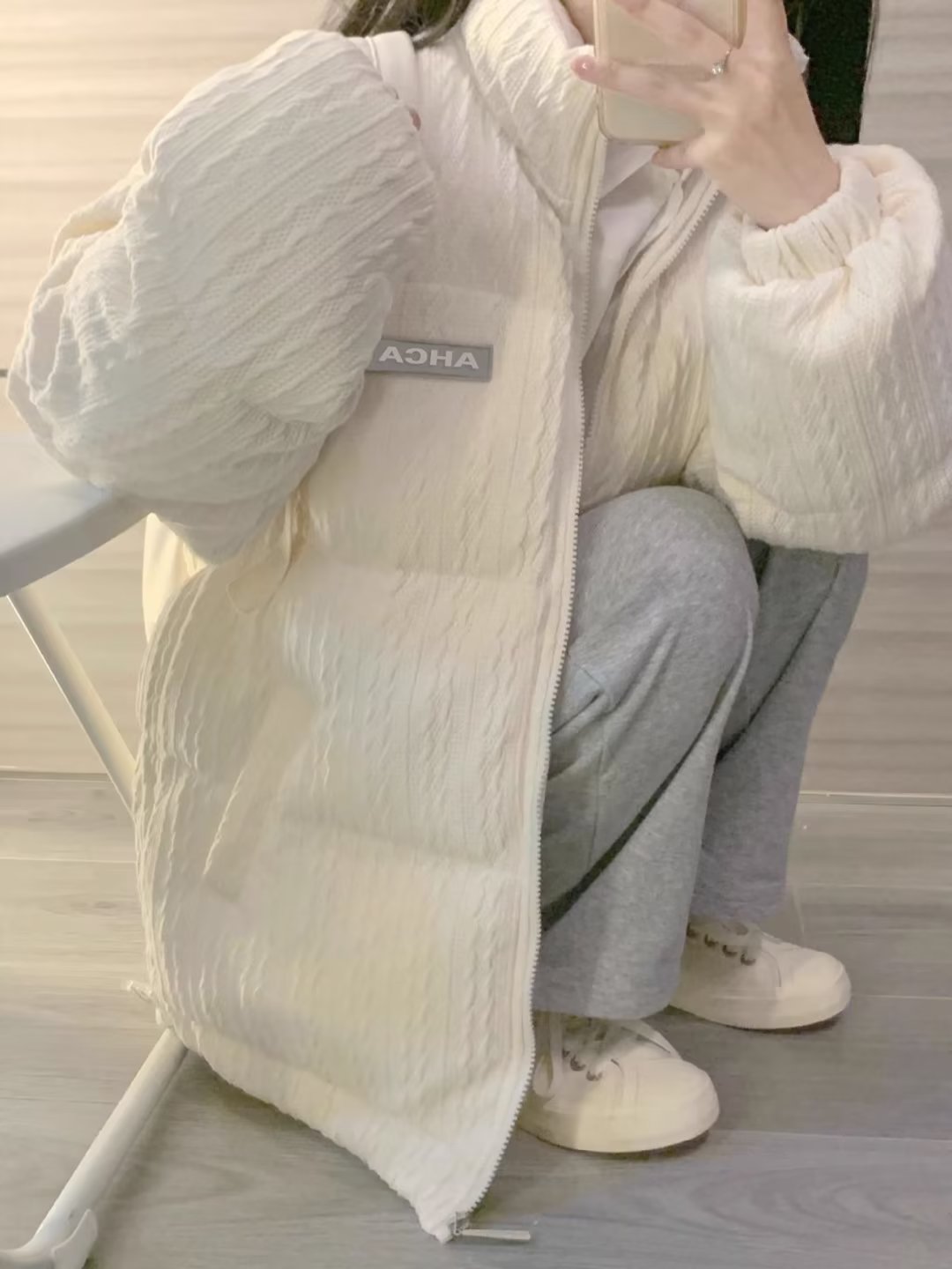 2023 small men's loose cotton-padded jacket new niche couple's cotton-padded jacket thickened cotton-padded jacket for women winter