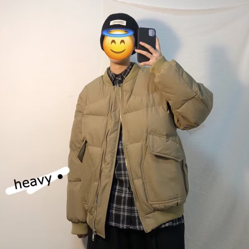 冬季新款ins加厚麵包服棉衣男韓版寬鬆bf風棒球領保暖棉服外套潮