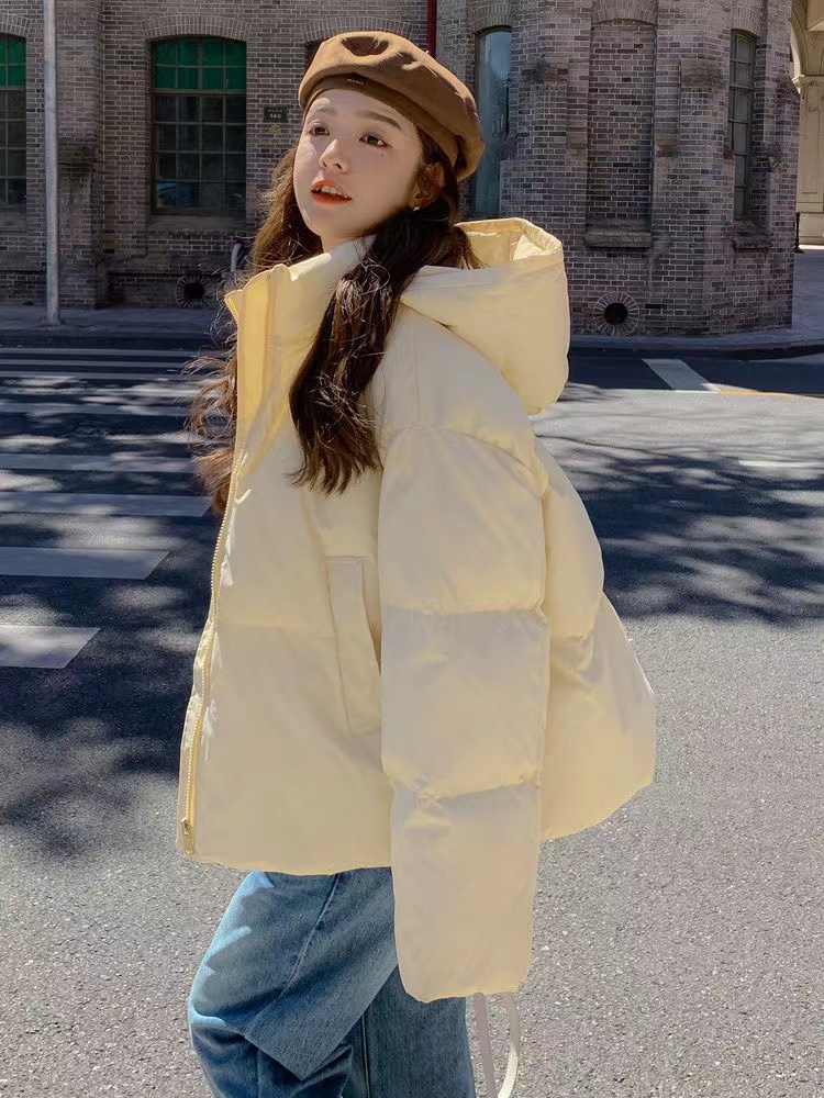 羽絨棉服女冬季2023新款韓版加厚棉衣小個子短款棉襖學生外套