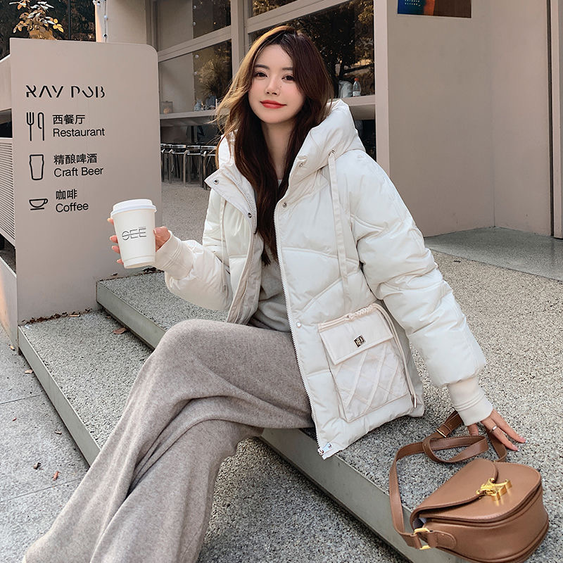 棉服#2023秋冬新款外穿加厚麵包服寬鬆棉衣韓版小個棉襖洋氣ins潮