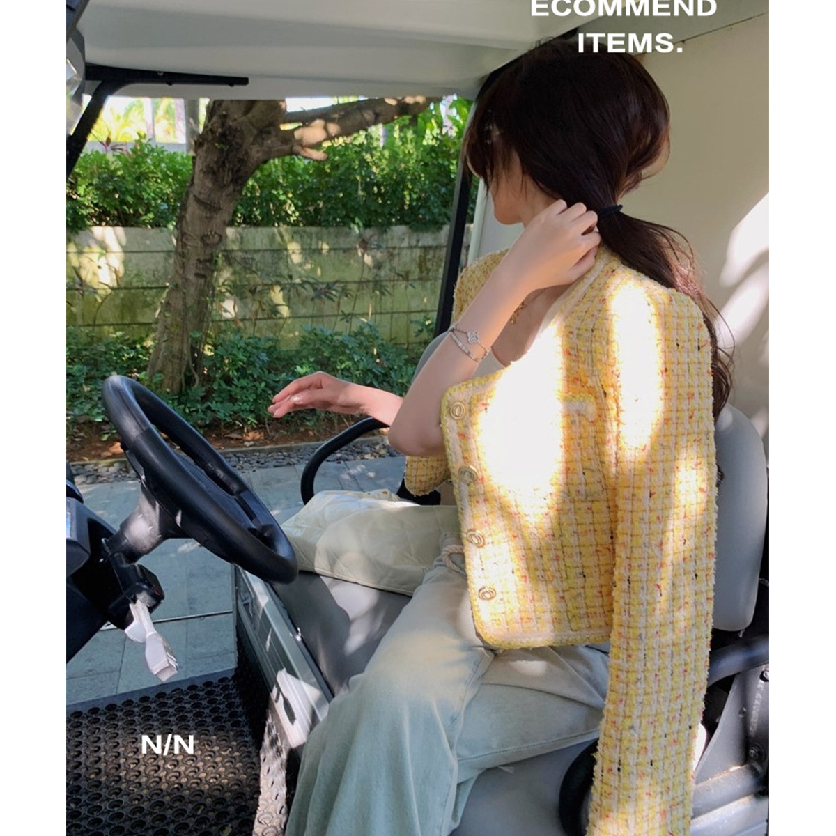 質檢官圖2023秋冬小香風外套時尚名媛短款外套女設計感花邊上衣女