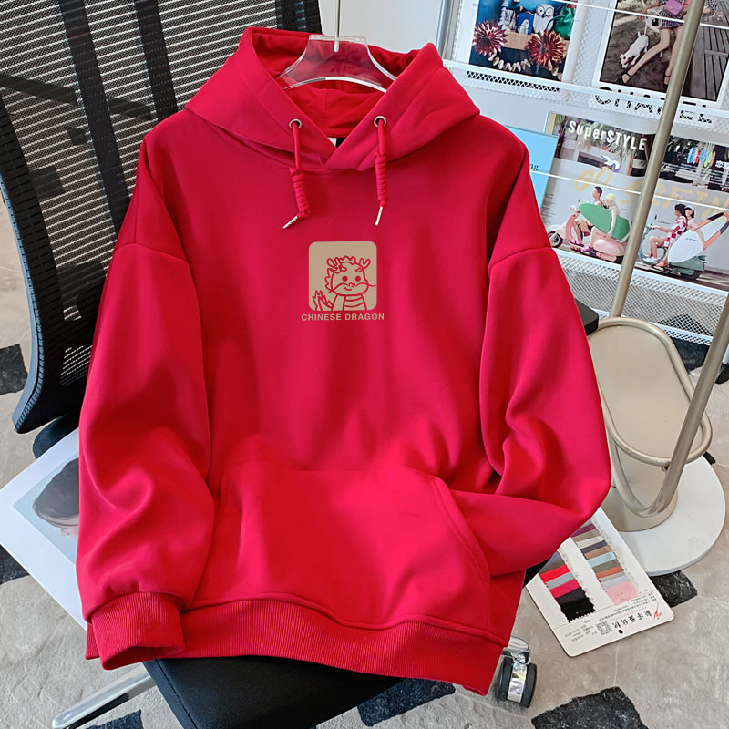 仿棉華棉複合牛奶絲320克銀狐絨420克圓領連帽雙帽寬鬆衛衣