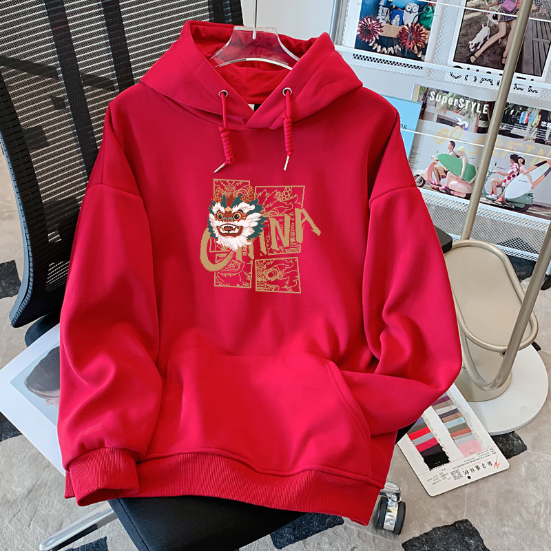 仿棉華棉複合牛奶絲320克銀狐絨420克圓領連帽雙帽寬鬆衛衣