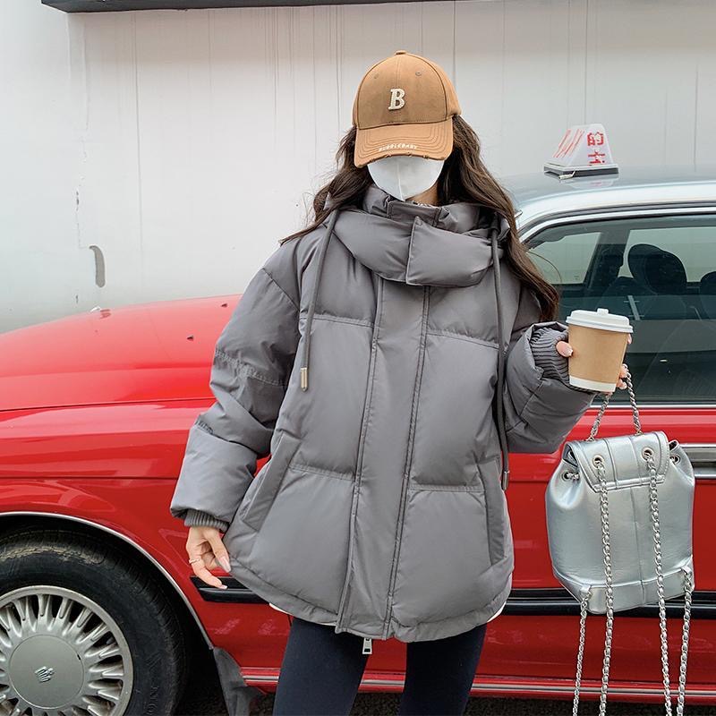 棉服#2023冬季新款羽絨棉服女學生麵包服寬鬆bf港風棉衣棉襖外套