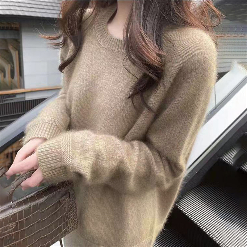 新款女裝內搭短款長袖顯瘦上衣女針織打底衫基礎簡約毛衣