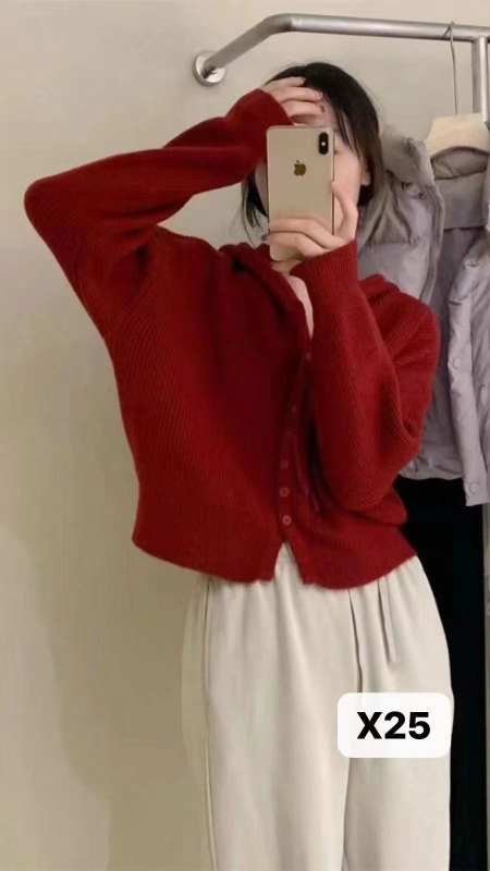 2023新款秋冬加厚毛衣女寬鬆外穿秋冬韓版百搭針織開衫外套