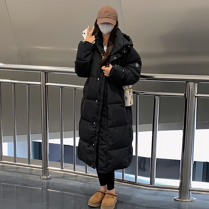 oversize麵包服羽絨棉服女冬季外套中長款韓版厚棉襖2023年新款潮