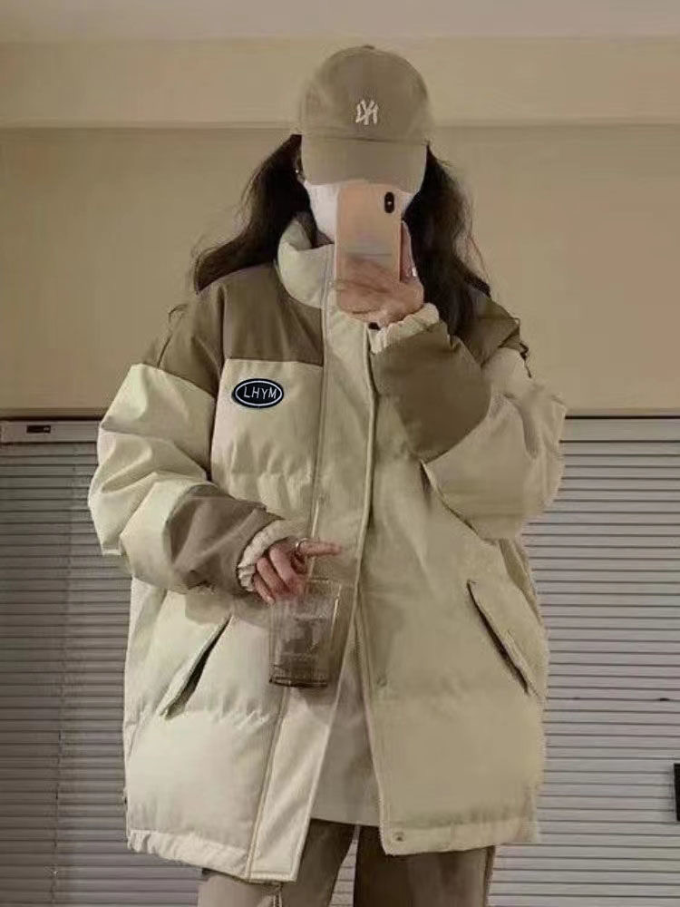 棉服#2023年新款加厚麵包服羽絨棉衣女韓版寬鬆秋冬季外套棉襖ins