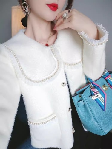 Xiaoxiangfeng Faux Fur Fur Coat Women's 2023 New Autumn Fashion Versatile Mink Velvet Women's Coat